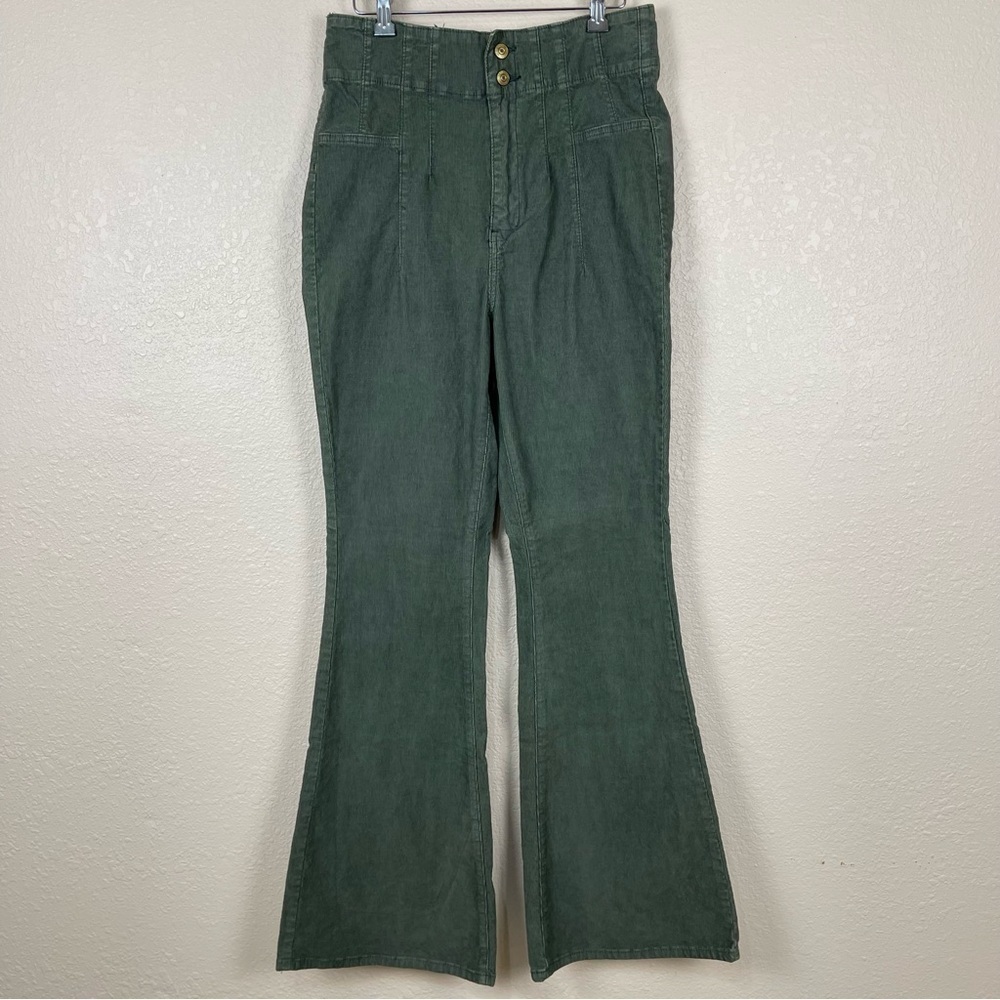 Free People Jayde Cord High Rise Flare Pant Size 31 Women - Picture 2 of 15